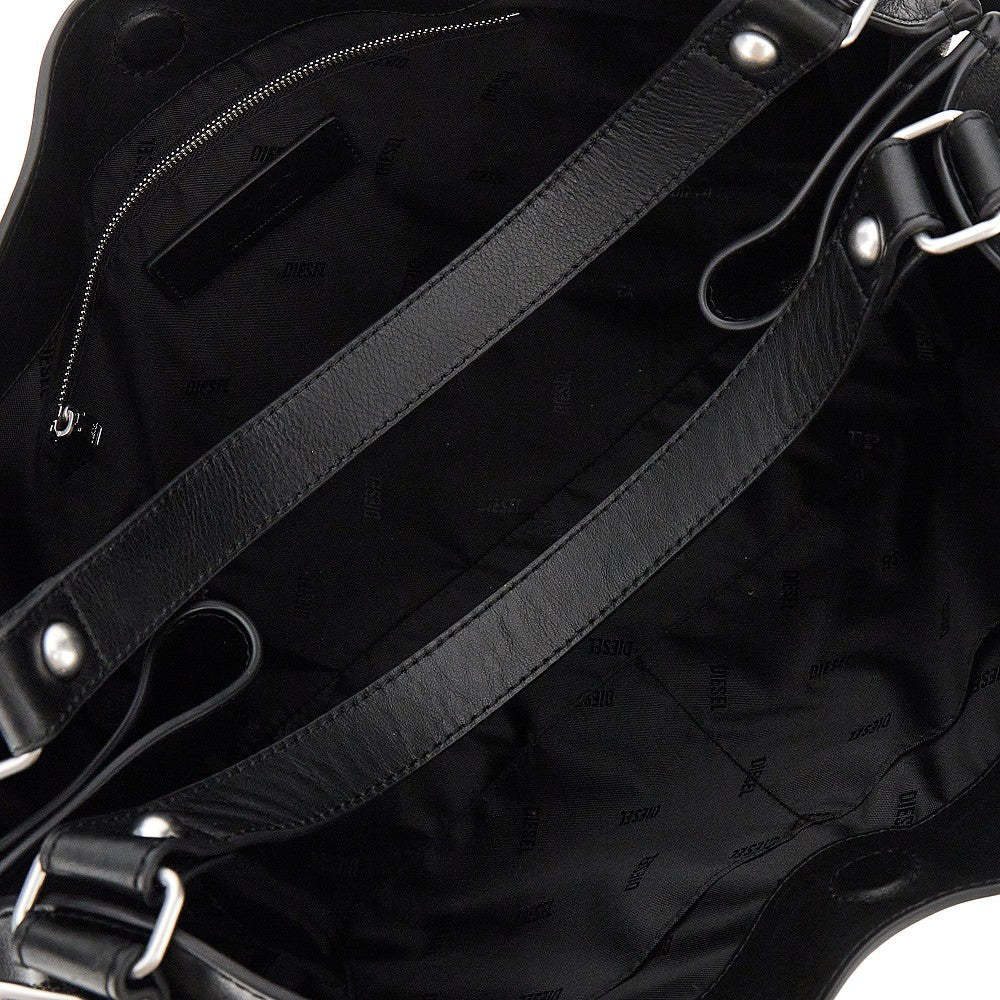 leather small d-one bag