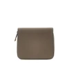 leather small bi-fold wallet