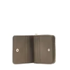 leather small bi-fold wallet