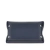 grained leather micro shopping bag