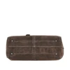 suede leather medium shopping bag