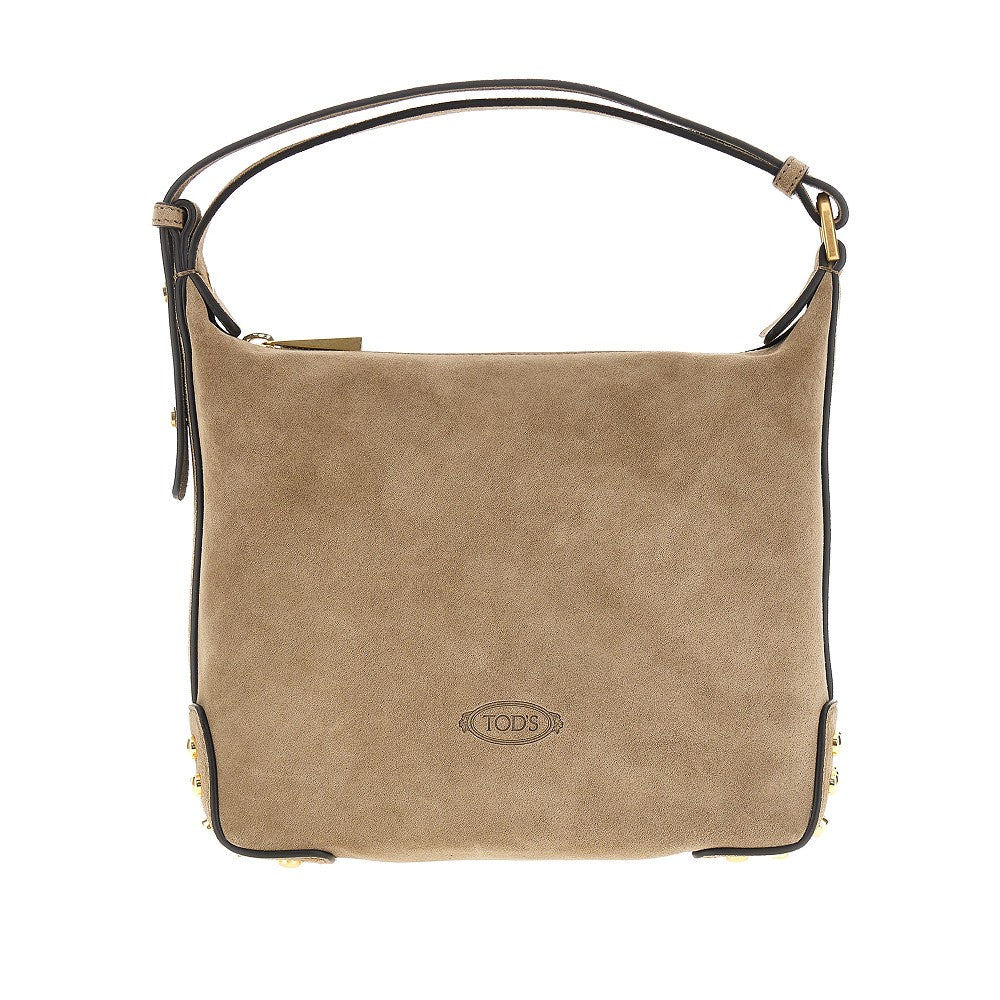 TODS OS leather metal dots mini bag