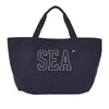 canvas beachwear tote bag