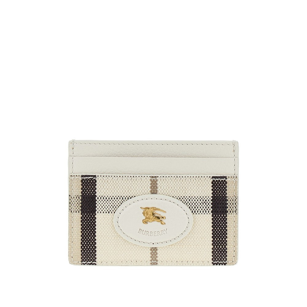 BURBERRY OS highlands card holder with check motif