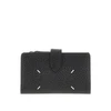 grain leather bi-fold cardholder