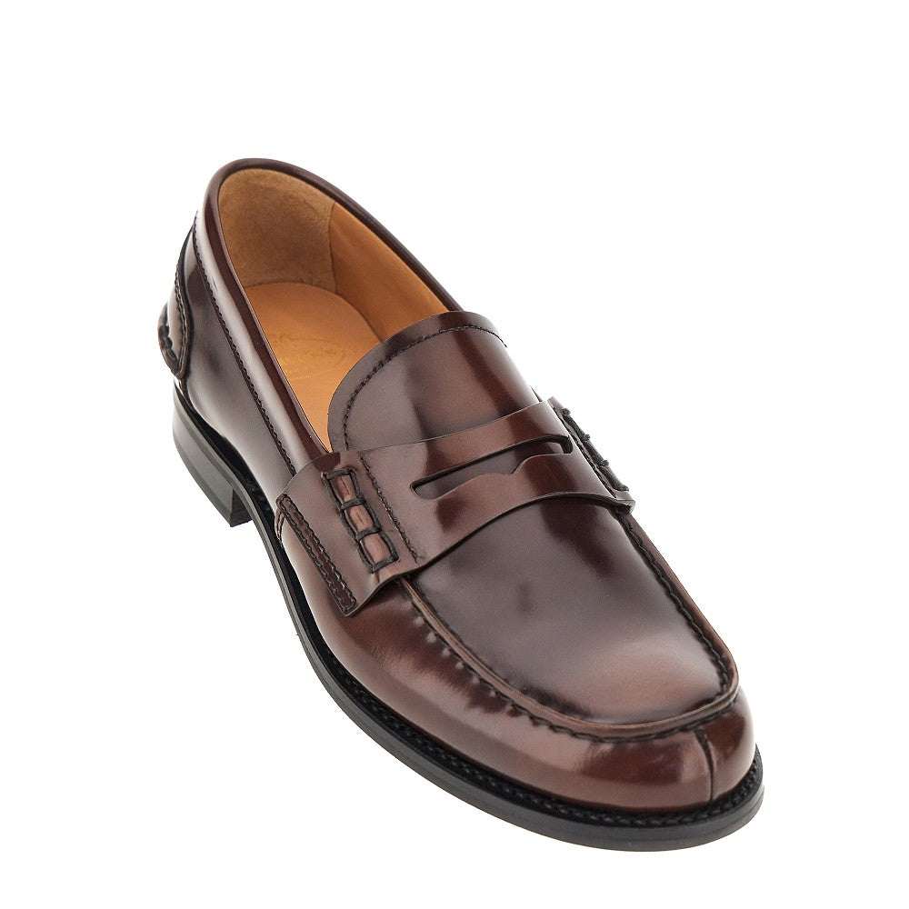 CHURCH 36 pembrey w5 fumé polished leather loafers
