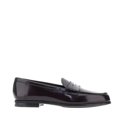 natalie fumé polished leather loafers