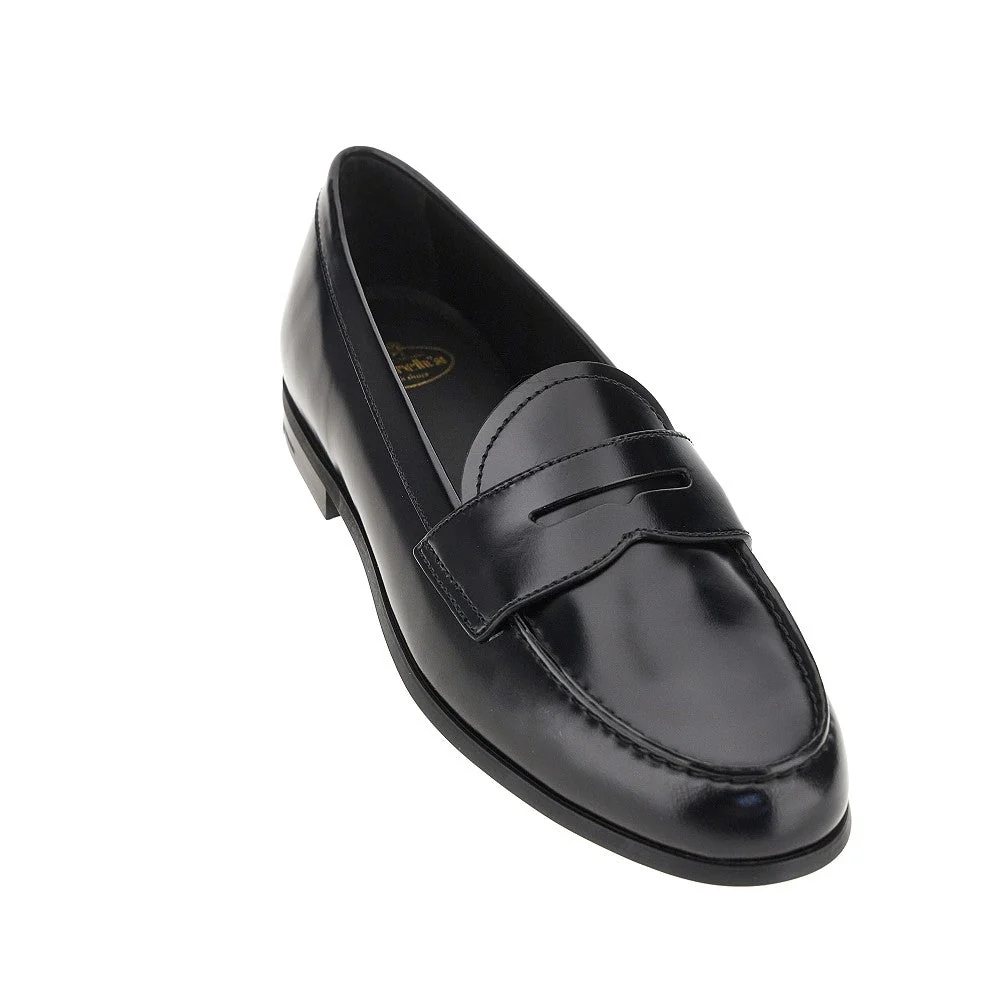 natalie fumé polished leather loafers