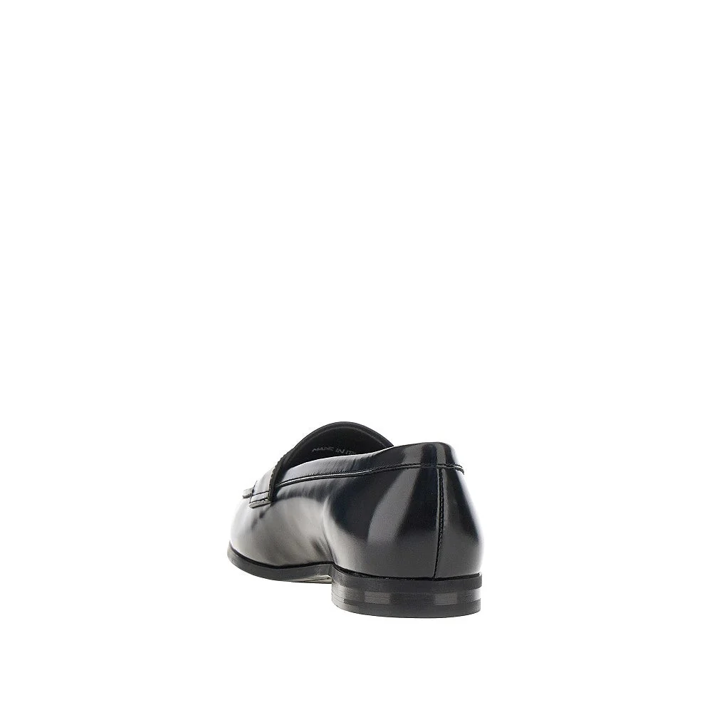 natalie fumé polished leather loafers