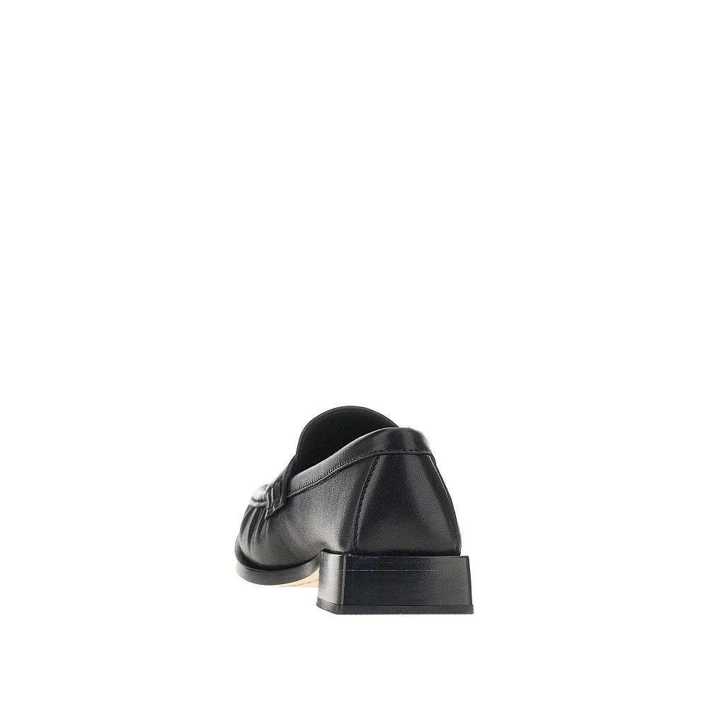 leather loafers