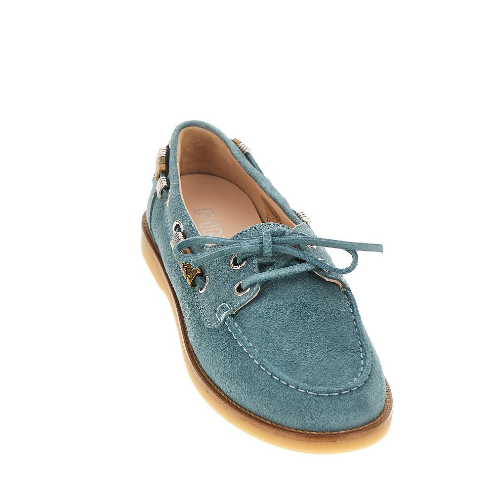 suede leather boat shoes