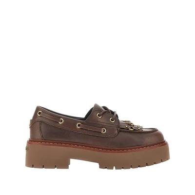margaret leather boat shoes