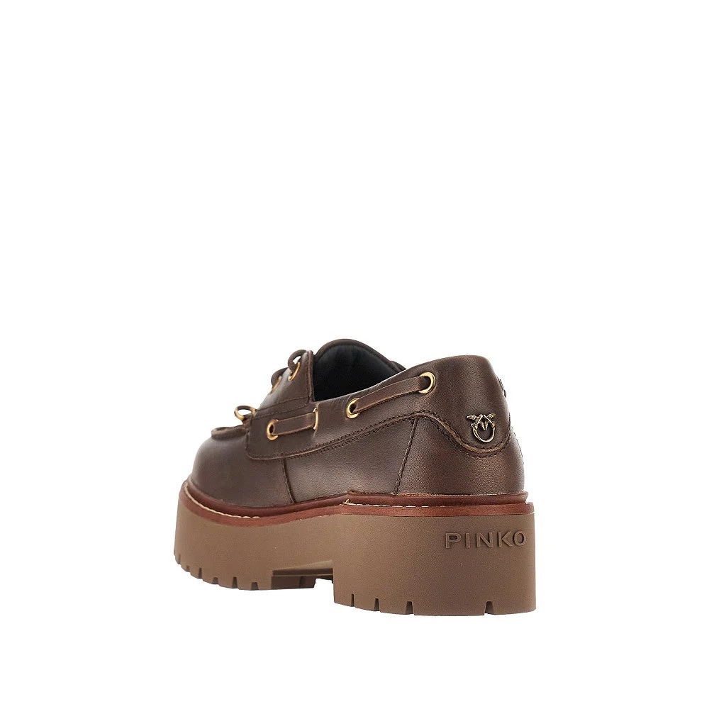 margaret leather boat shoes