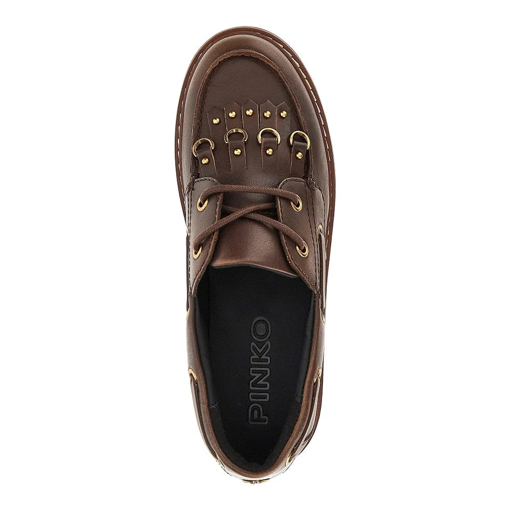 margaret leather boat shoes