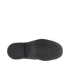 suede leather loafers with logo