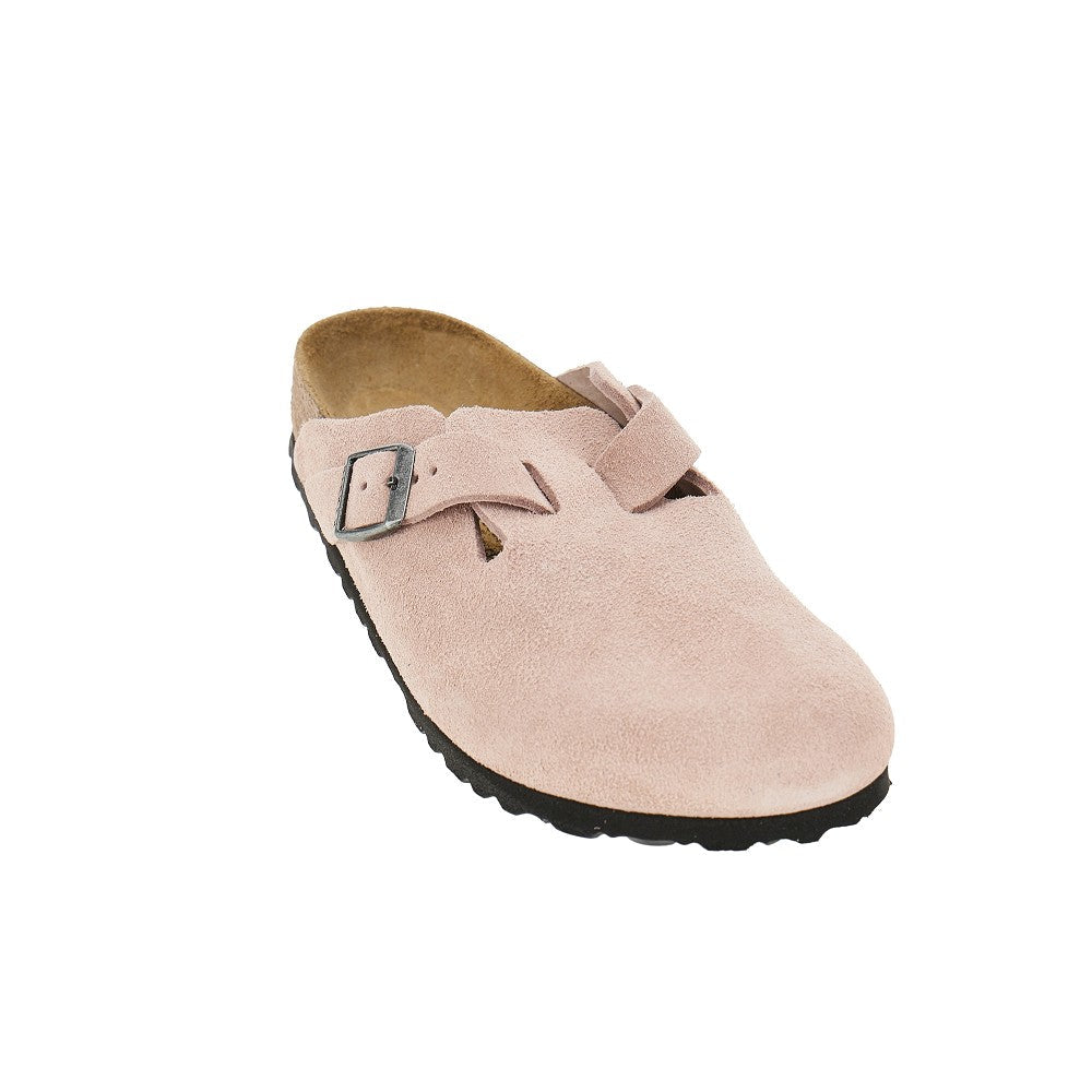 suede leather boston sabot