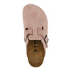 suede leather boston sabot