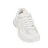 mesh sneakers with leather details
