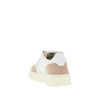 suede and leather medalist low sneakers