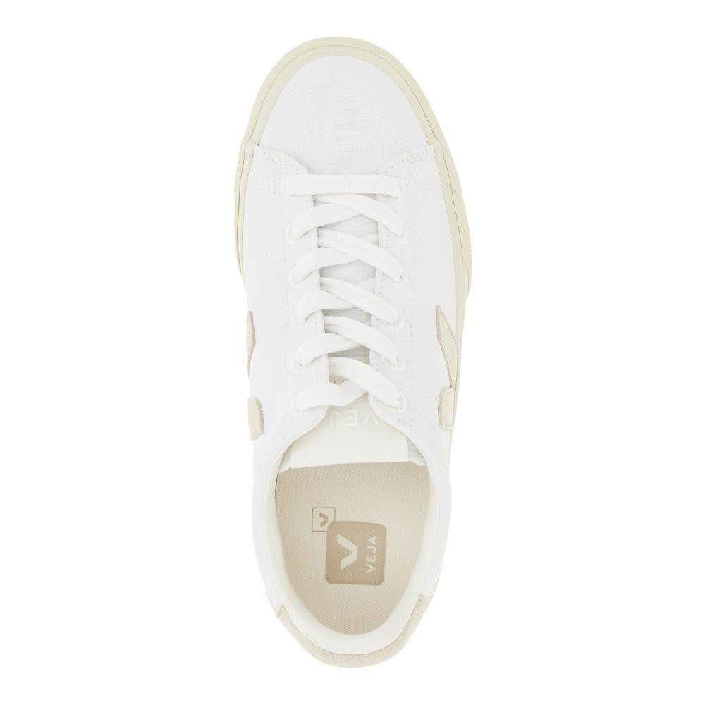 campo canvas leather sneakers