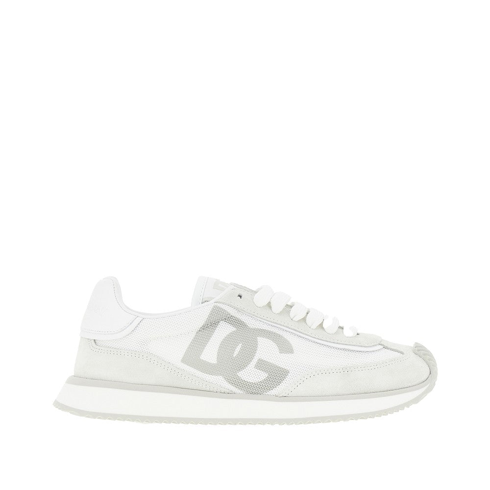 DOLCEamp;GABBANA 41 dg cushion mesh and leather sneakers