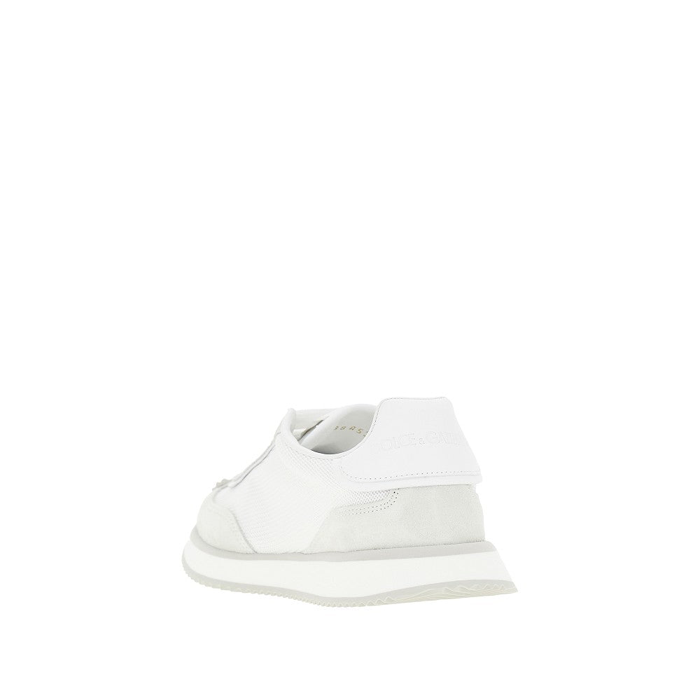 dg cushion mesh and leather sneakers
