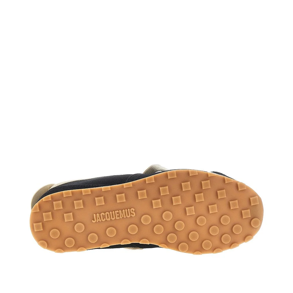 les tennis leather and canvas sneakers