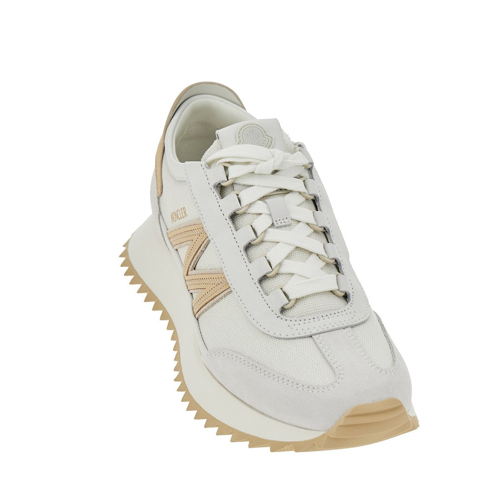 pacey2 leather and canvas sneakers