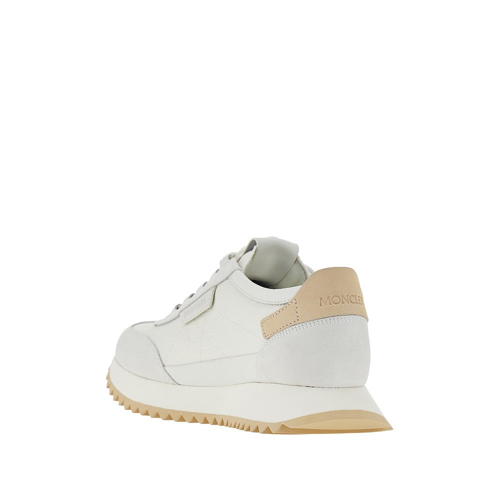 pacey2 leather and canvas sneakers