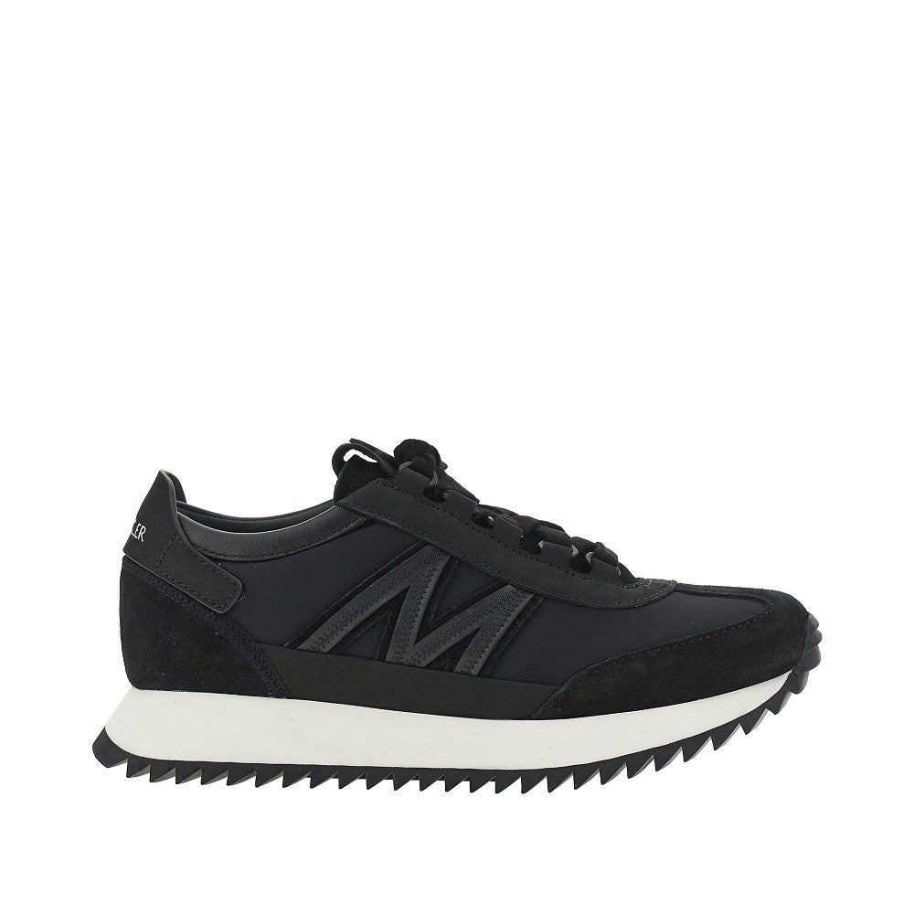 MONCLER 36 pacey2 leather and fabric sneakers