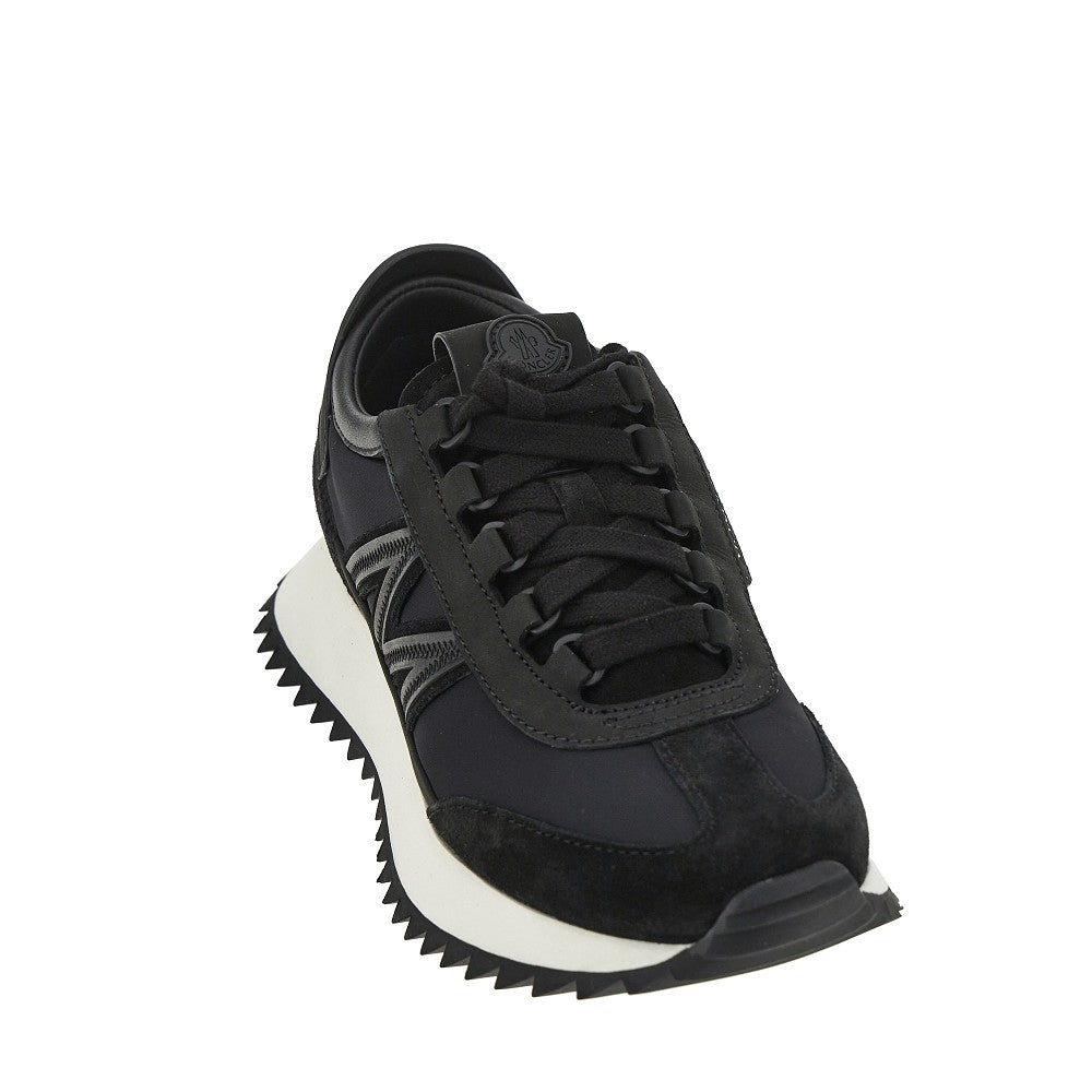 pacey2 leather and fabric sneakers