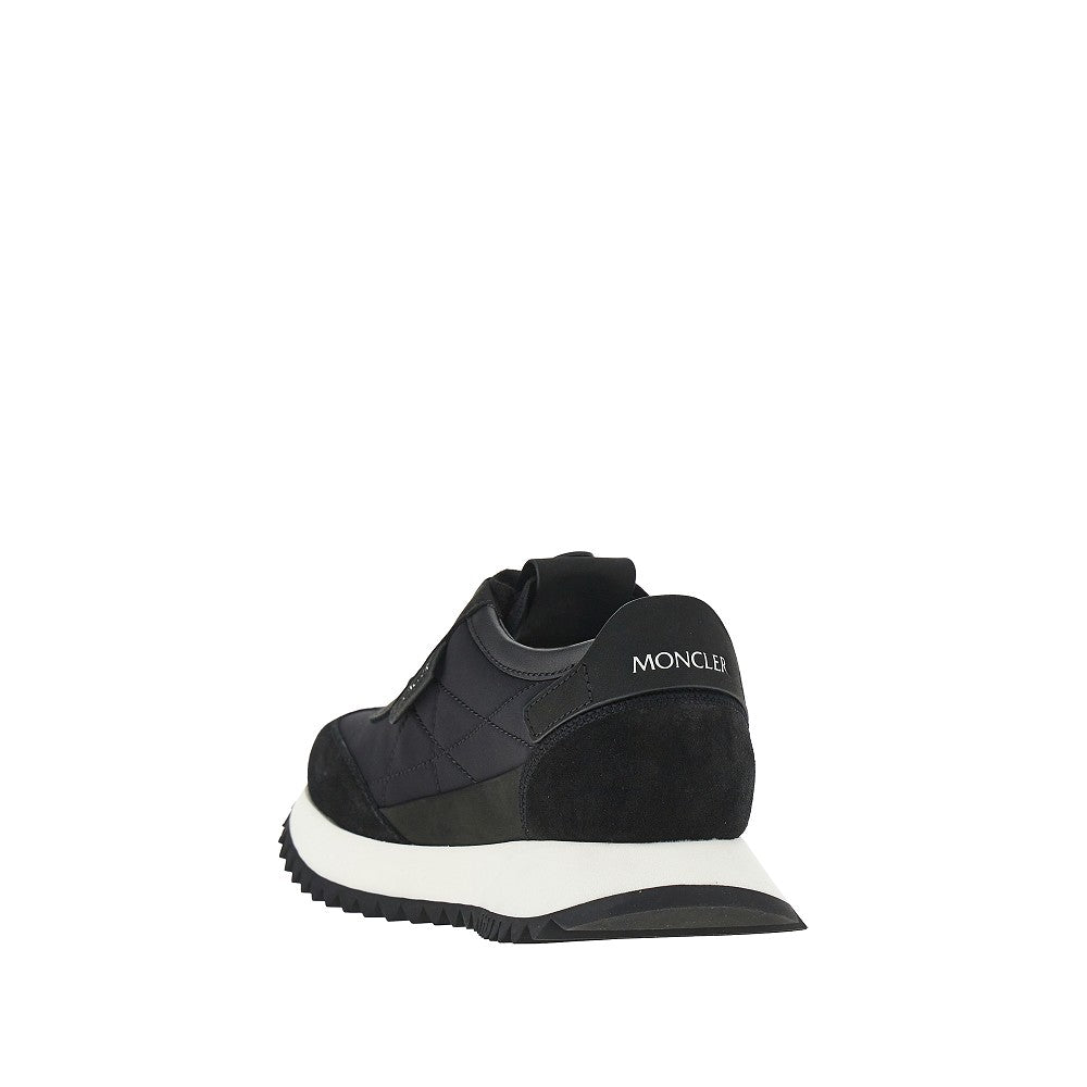 pacey2 leather and fabric sneakers