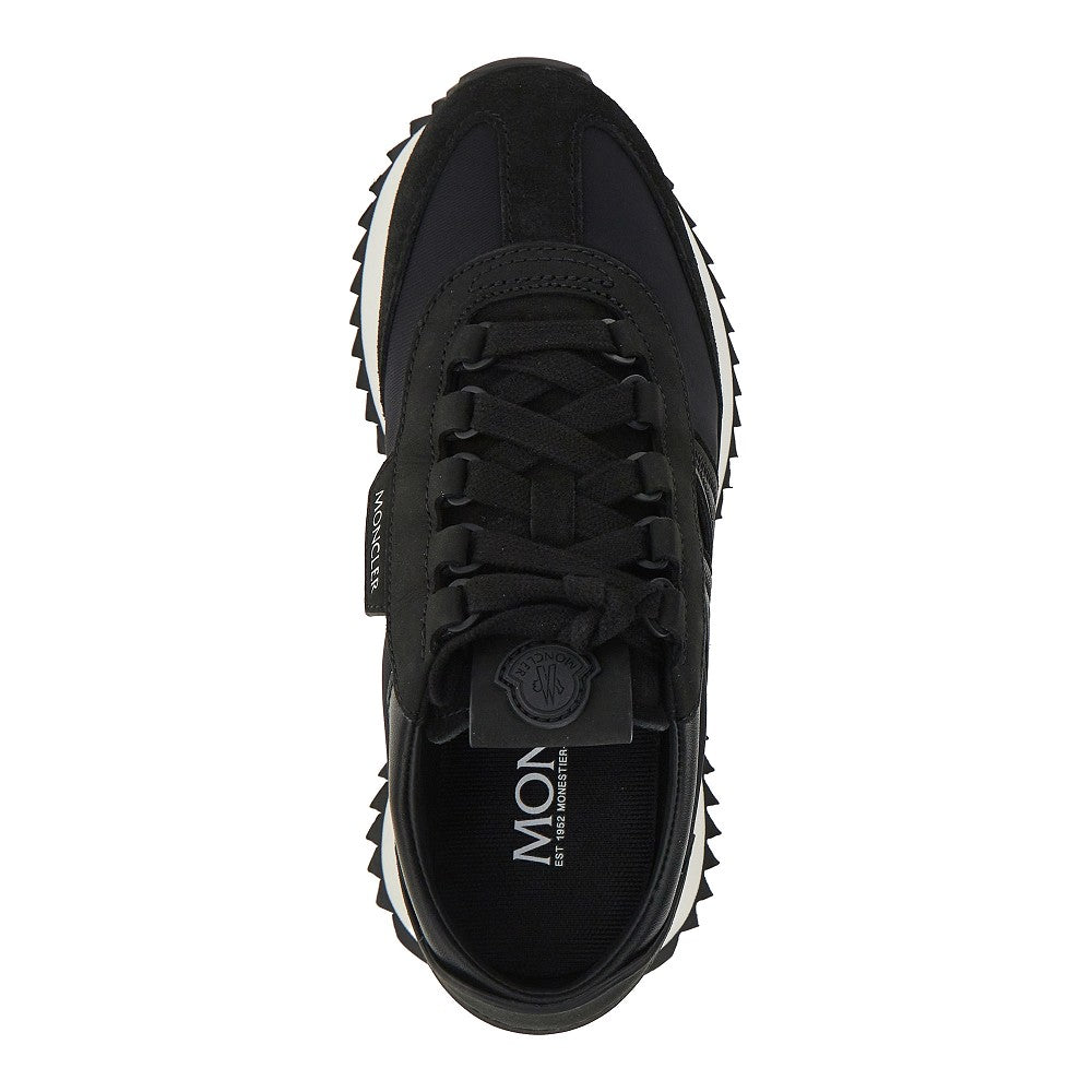 pacey2 leather and fabric sneakers