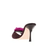 rose vivier suede leather mules