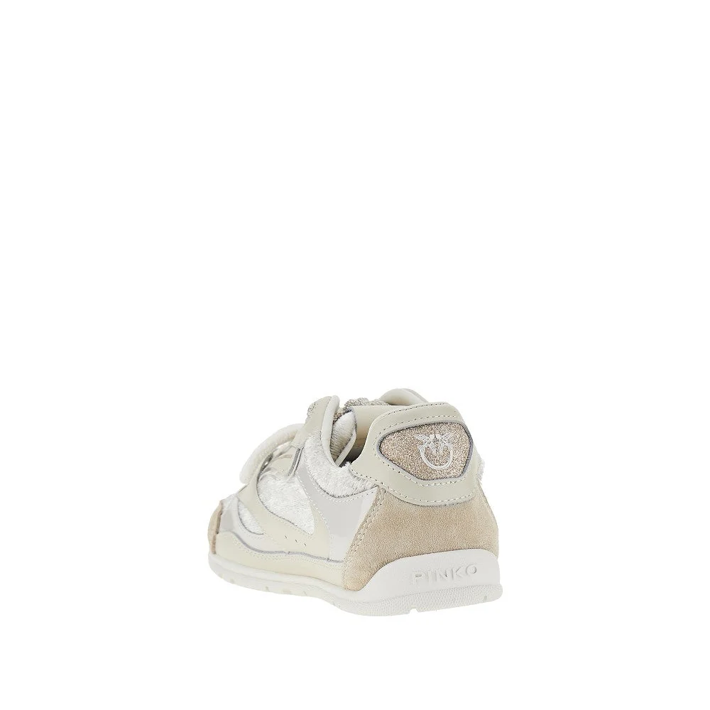suede leather and velvet sneakers