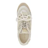 suede leather and velvet sneakers