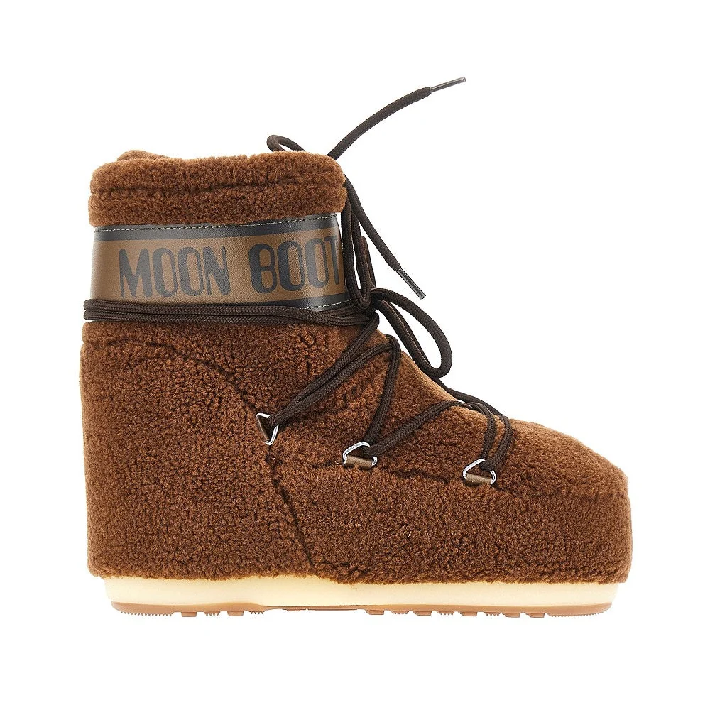 MOON BOOT 36-38 icon low glance teddy boots