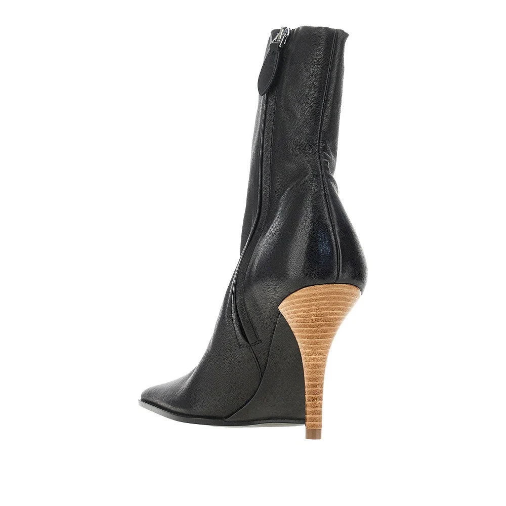 soft square keather boots