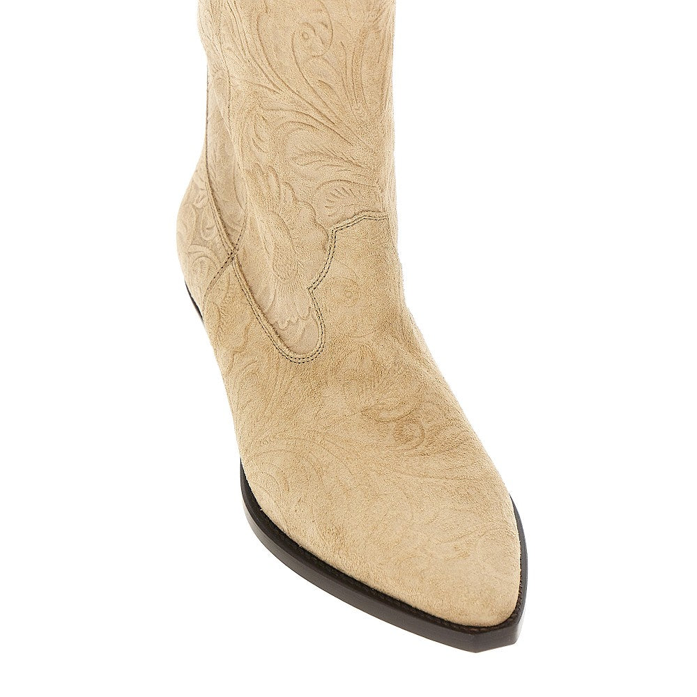ISABEL MARANT 36 suede leather duerto texan boots