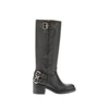 dakota grained leather boots