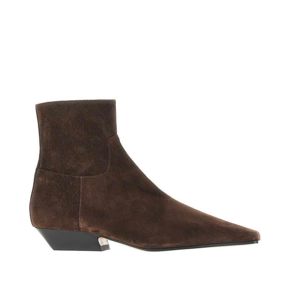 KHAITE 37+ marfa suede leather boots