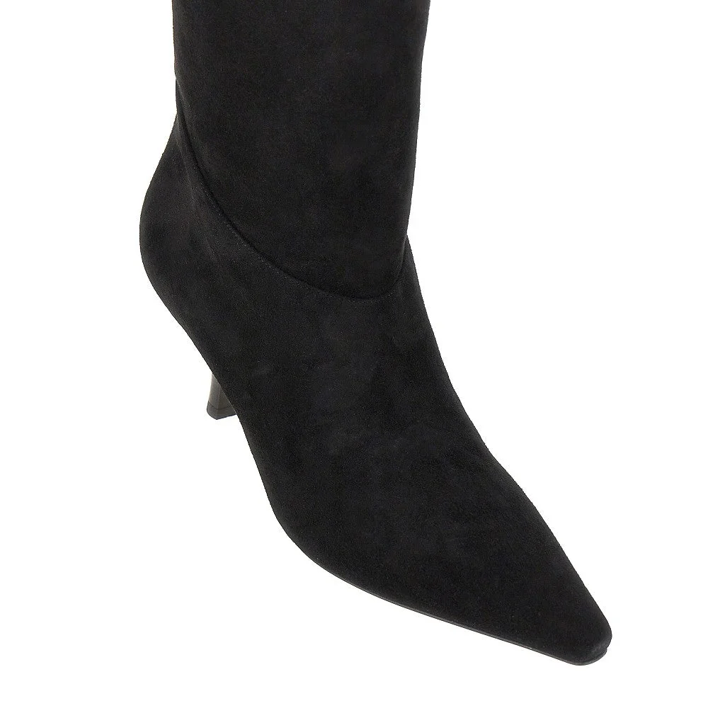 PARIS TEXAS 36+ rose suede leather boots