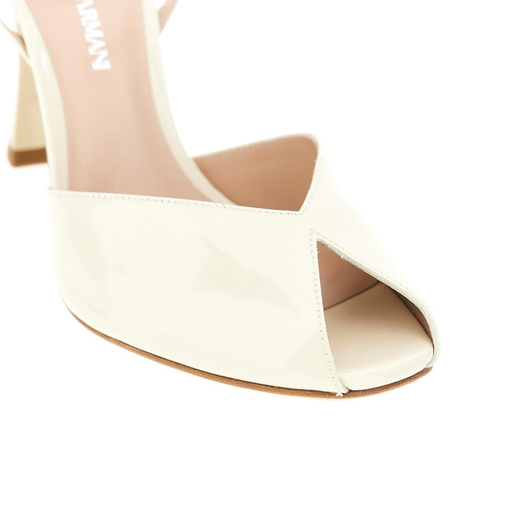 patent leather open-toe sandals