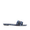 canvas slides with jacquard bandana motif
