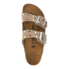 arizona rivet suede leather sandals