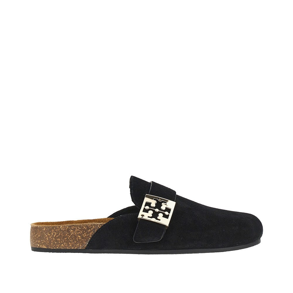 TORY BURCH 6.5 mellow suede leather mules