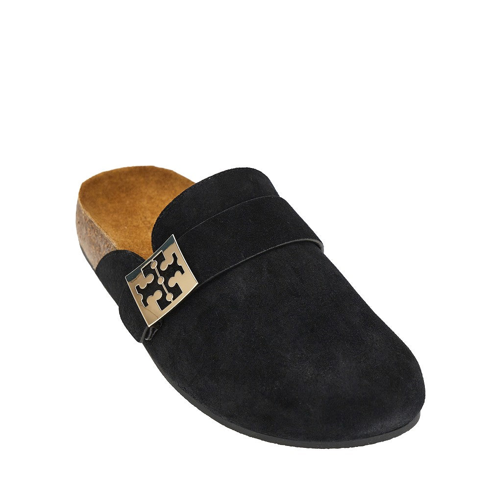 TORY BURCH 6.5 mellow suede leather mules