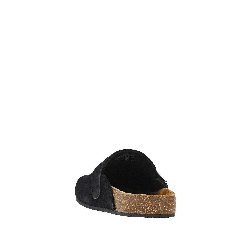 mellow suede leather mules