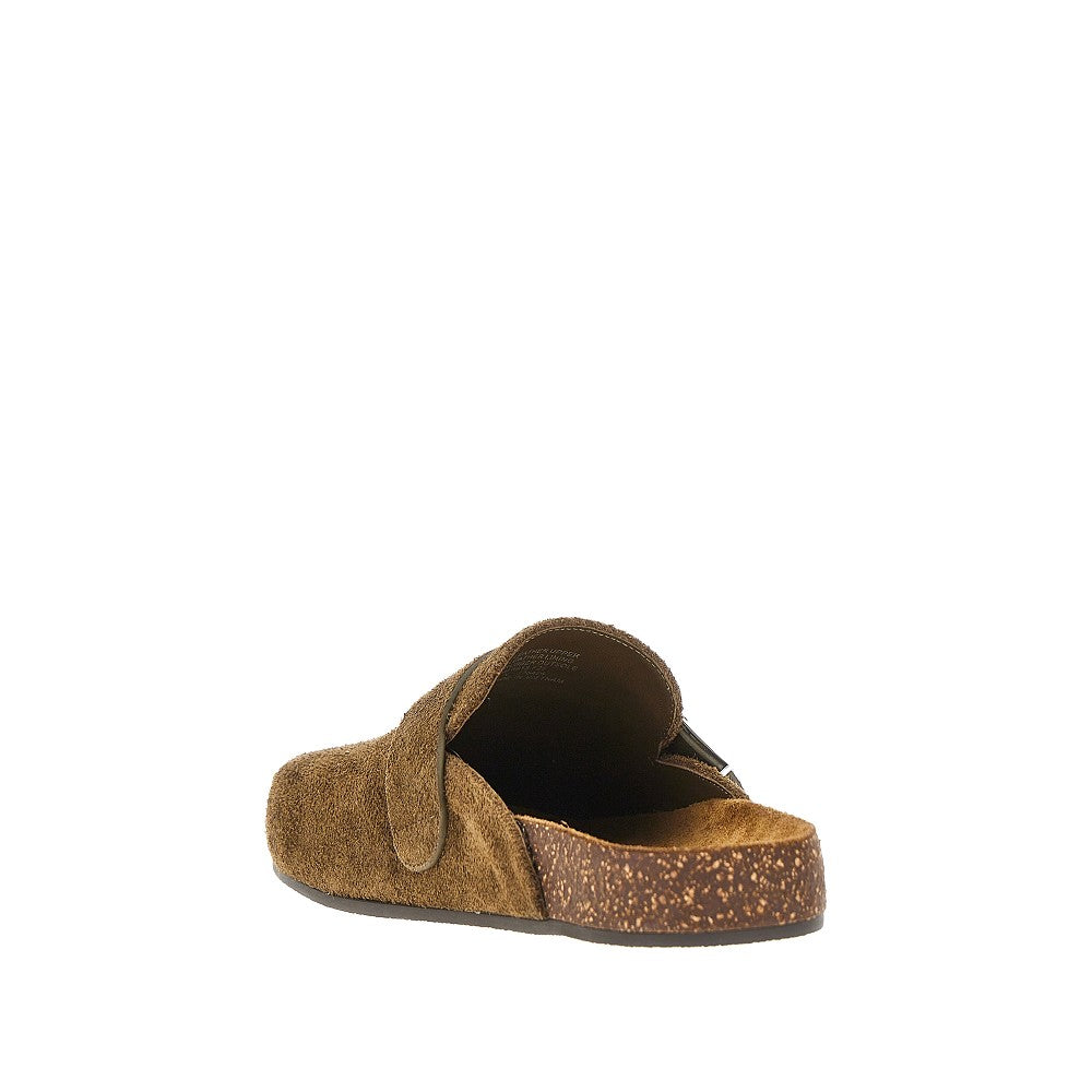 mellow suede leather mules