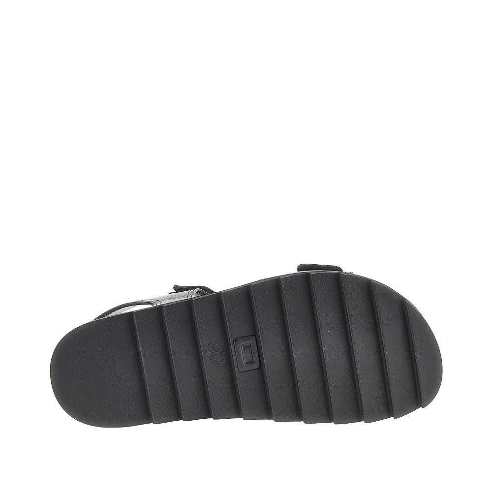 viv strass leather sandals